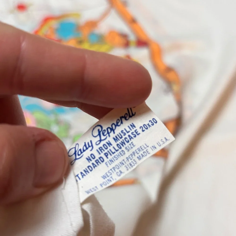Vintage Berenstain Bears Pillowcase Lady Pepperell Standard Made in USA